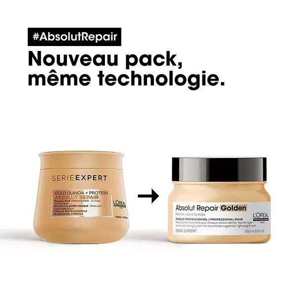 L'Oréal Professionnel Serie Expert Absolut Repair Máscara Dourada 250ml
