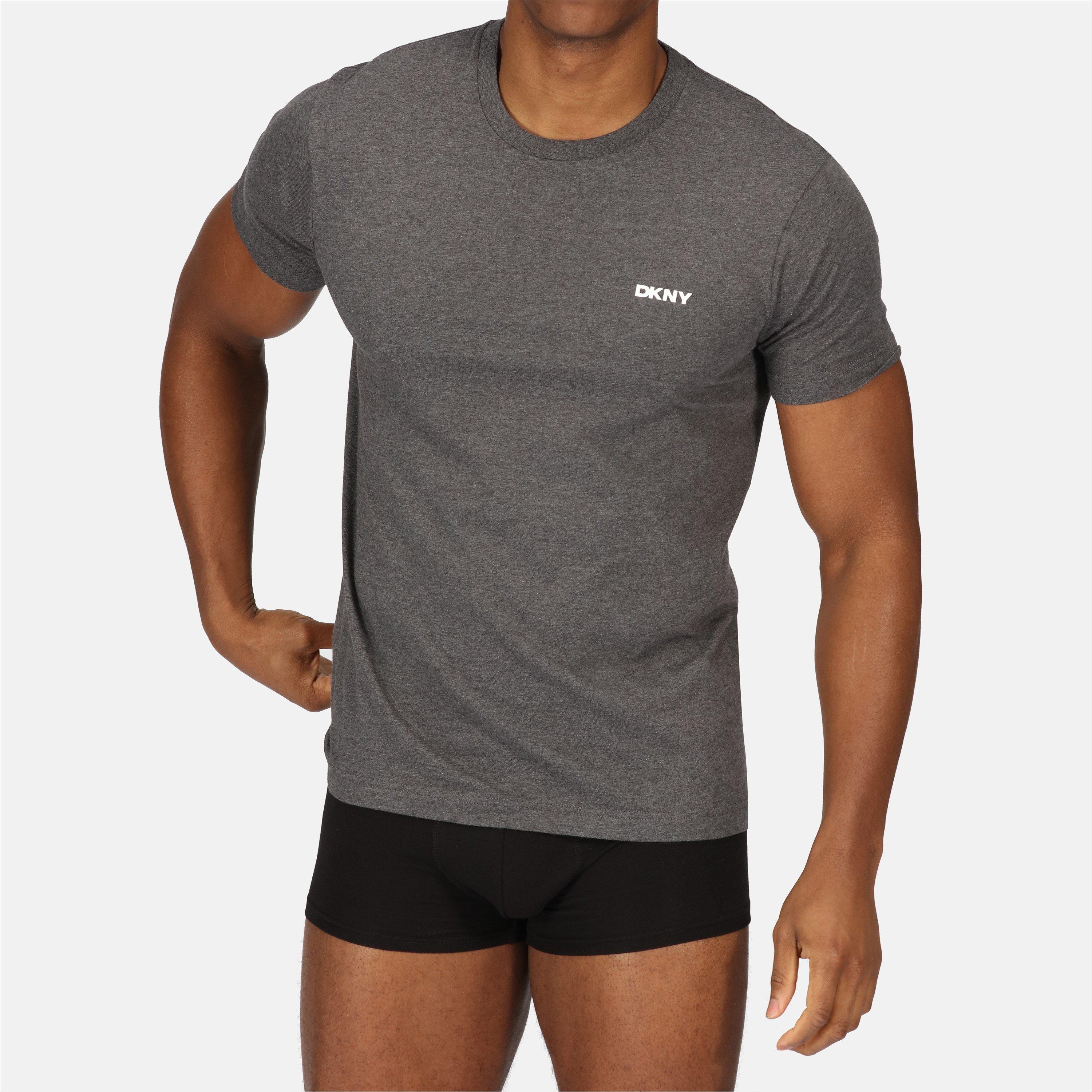 DKNY 3 Pack Short Sleeve T Shirt Mens