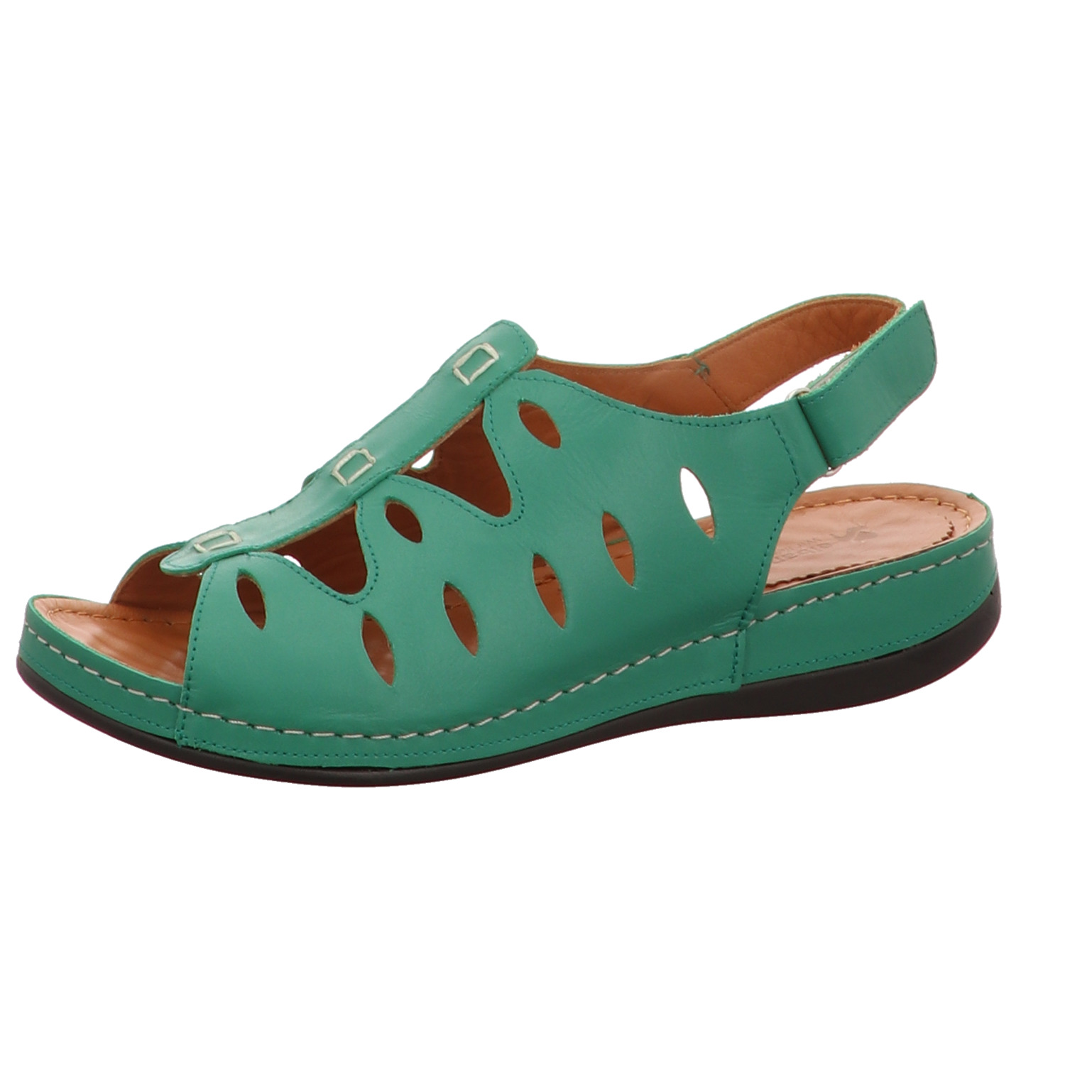 elbandi Sandalette dunkelgrün grün