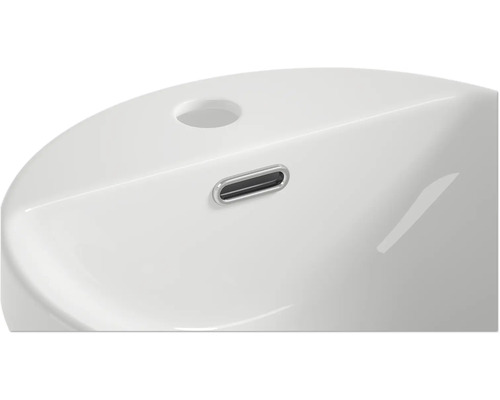 form&style KASOLO inbouwwastafel 37 x 37 cm hoogglans wit incl. keramische afvoerplug