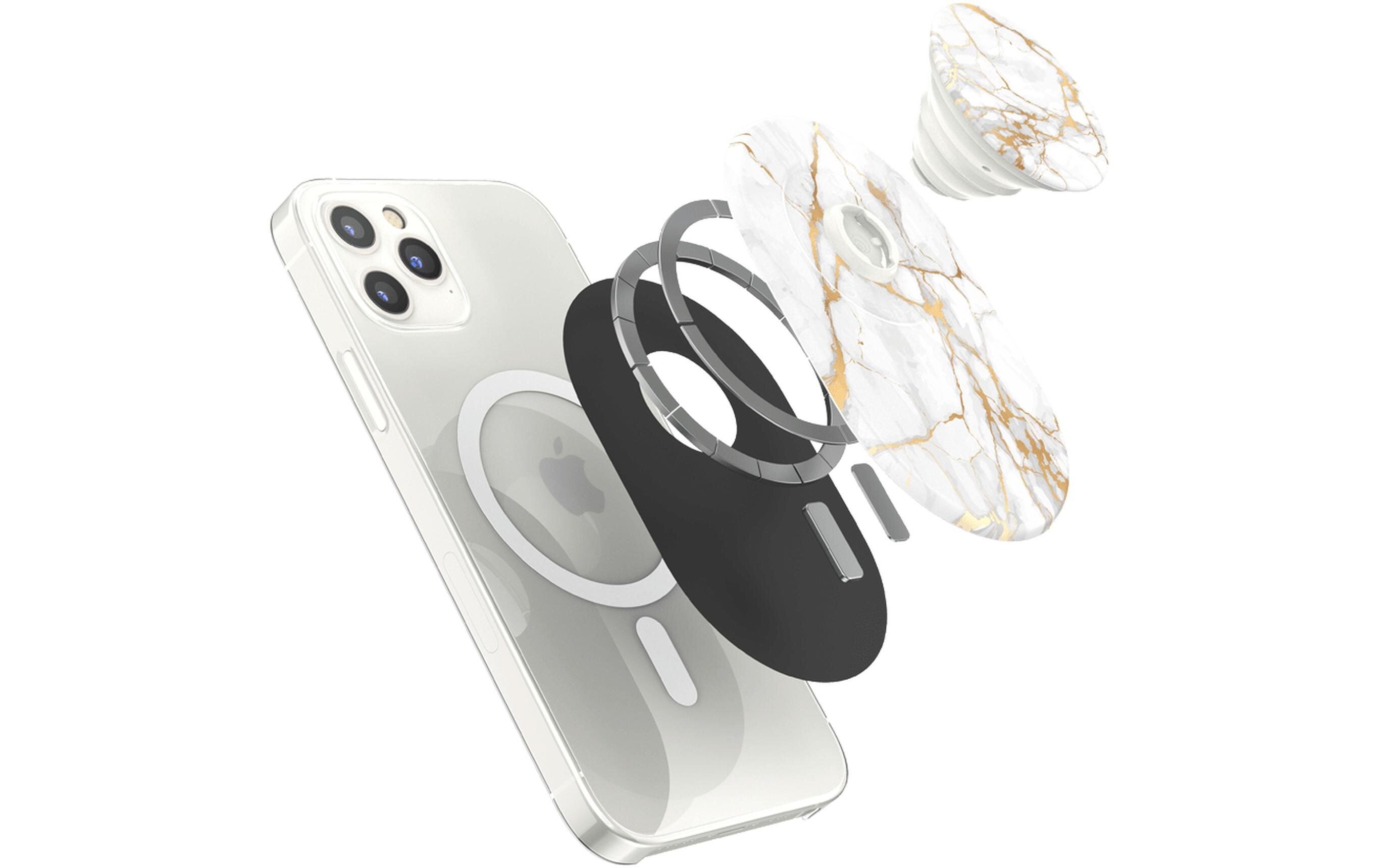Halterung MagSafe Gold Lutz MarbleHandgriff für mobile Geräte mit Magsafe-Kompatibilität