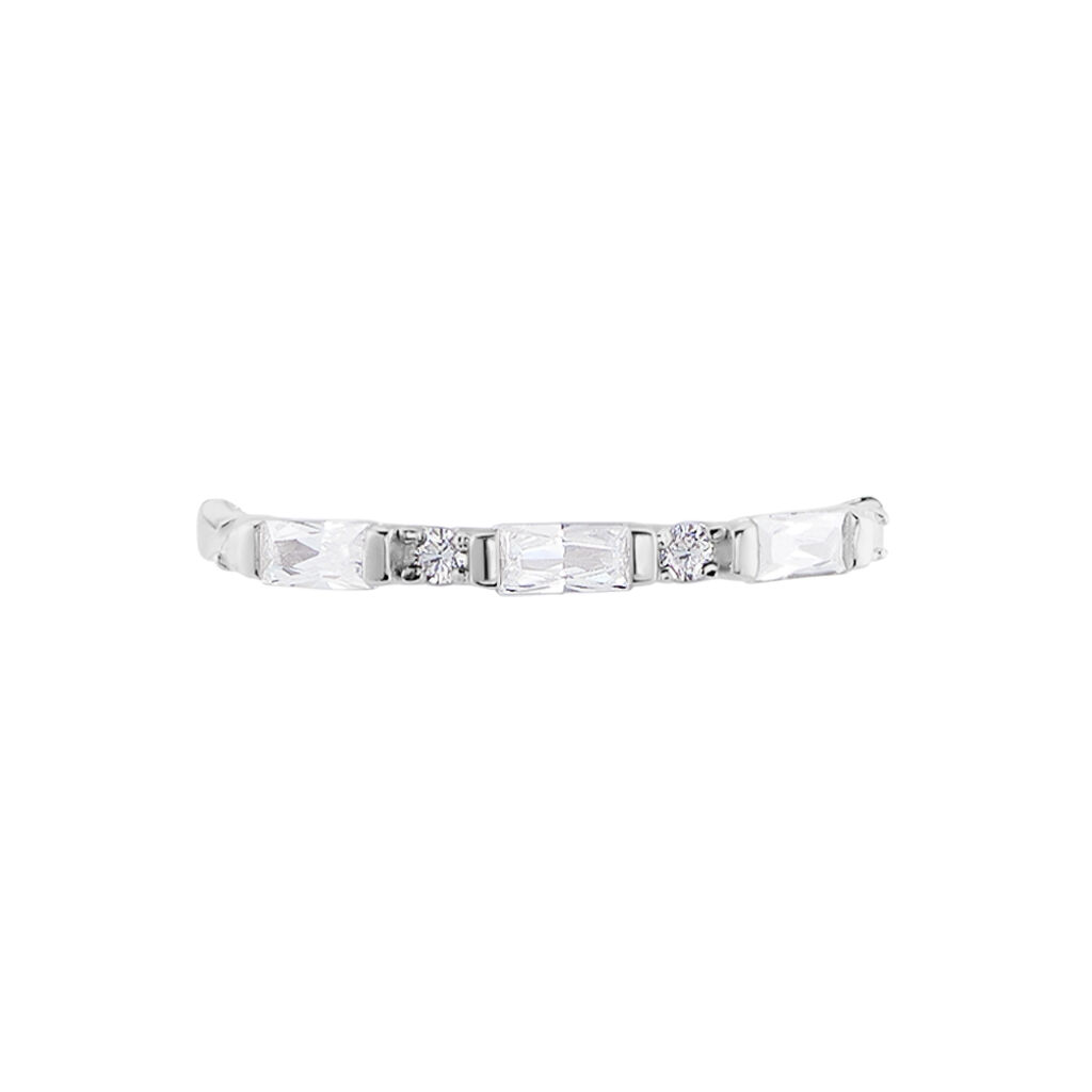 Bague Irenion Argent Blanc Oxyde De Zirconium