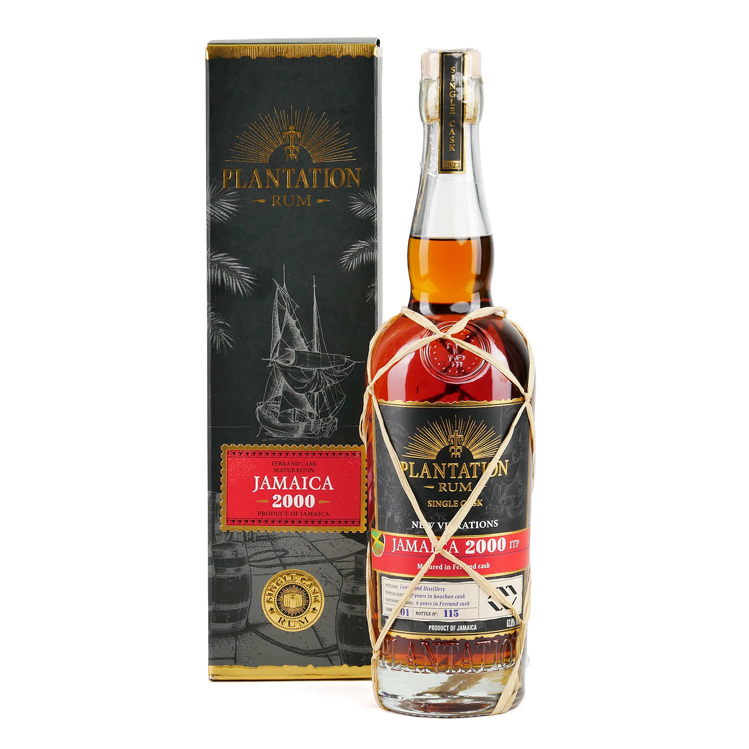 Rhum Plantation 22 ans Jamaica 2000 Long Pond ITP 62%