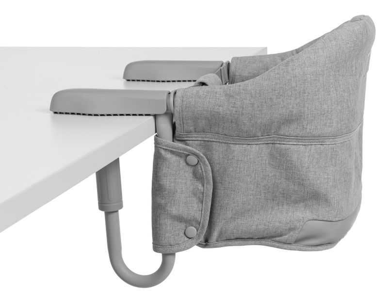 COCON Tischsitz Grau Bequemer und kompakter Sitzschutz für Babys