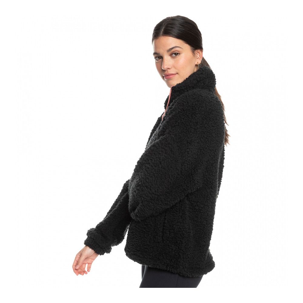 Roxy WOW SHERPA - Polaire Femme anthracite