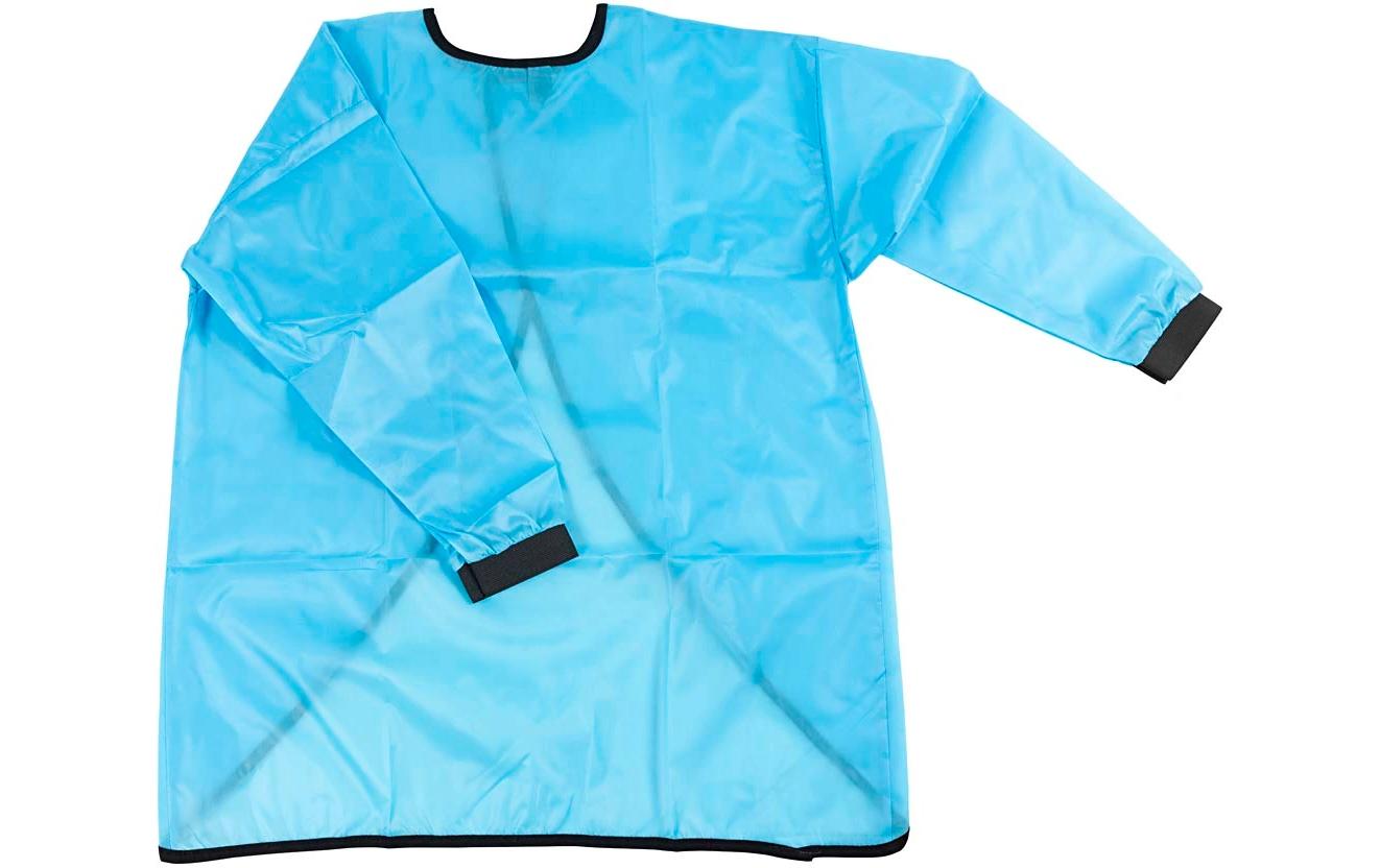 Malschürze für Kinder 75 cm, Blau, 10 StückKünstlerkittel