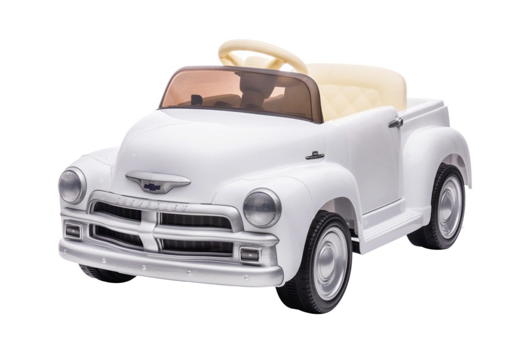 Carrinho elétrico infantil TPFLiving, tipo kart, com pneus de EVA e plástico para drifting, capacidade de carga de 30 kg, veículo infantil com partida suave e frenagem automática.