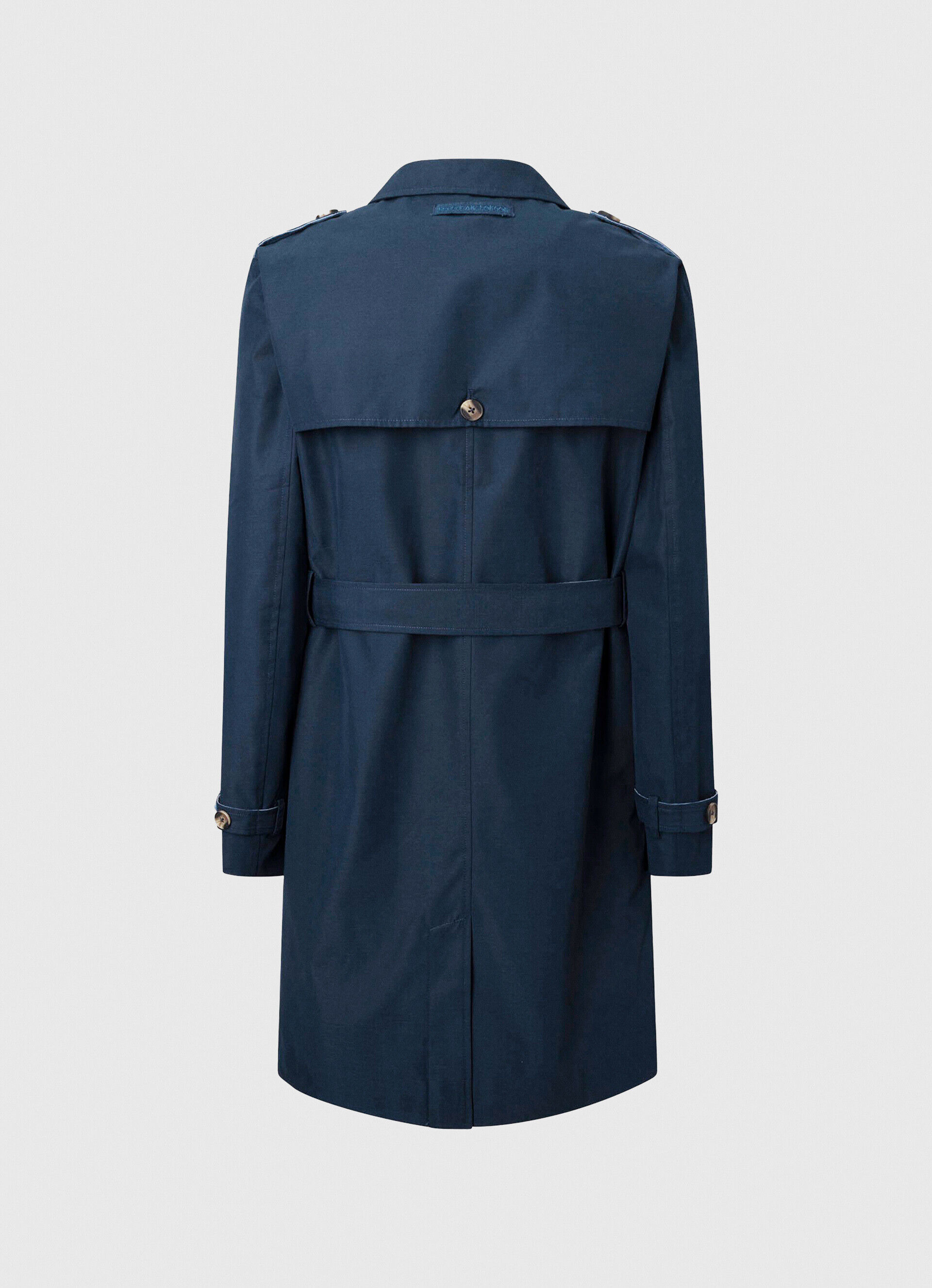 GABARDINE CLÁSSICA EM SARJA - azul Dulwich