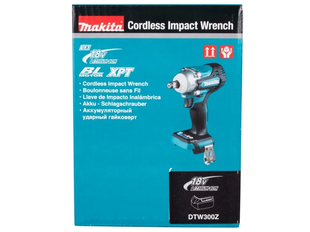 Makita DTW300Z - Stødnøgle - ledningfri - 1/2