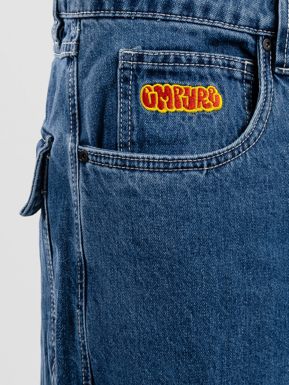 Empyre Sk8 Denim Cargo Jeans medium blue