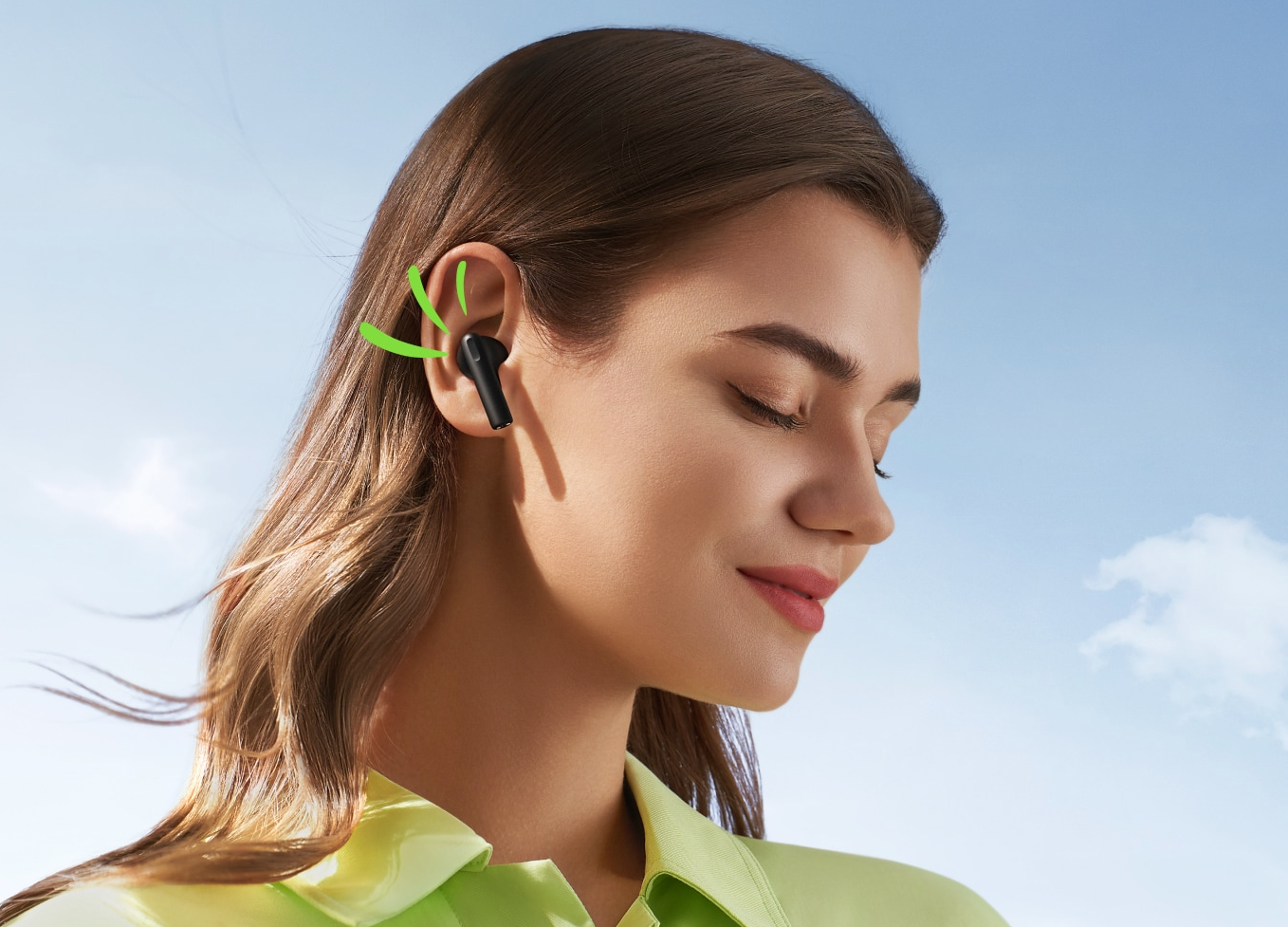 Enco Buds2 Bluetooth In-Ear Kopfhörer Headset IPX4 mit Ladecase (6672566) - Weiss
