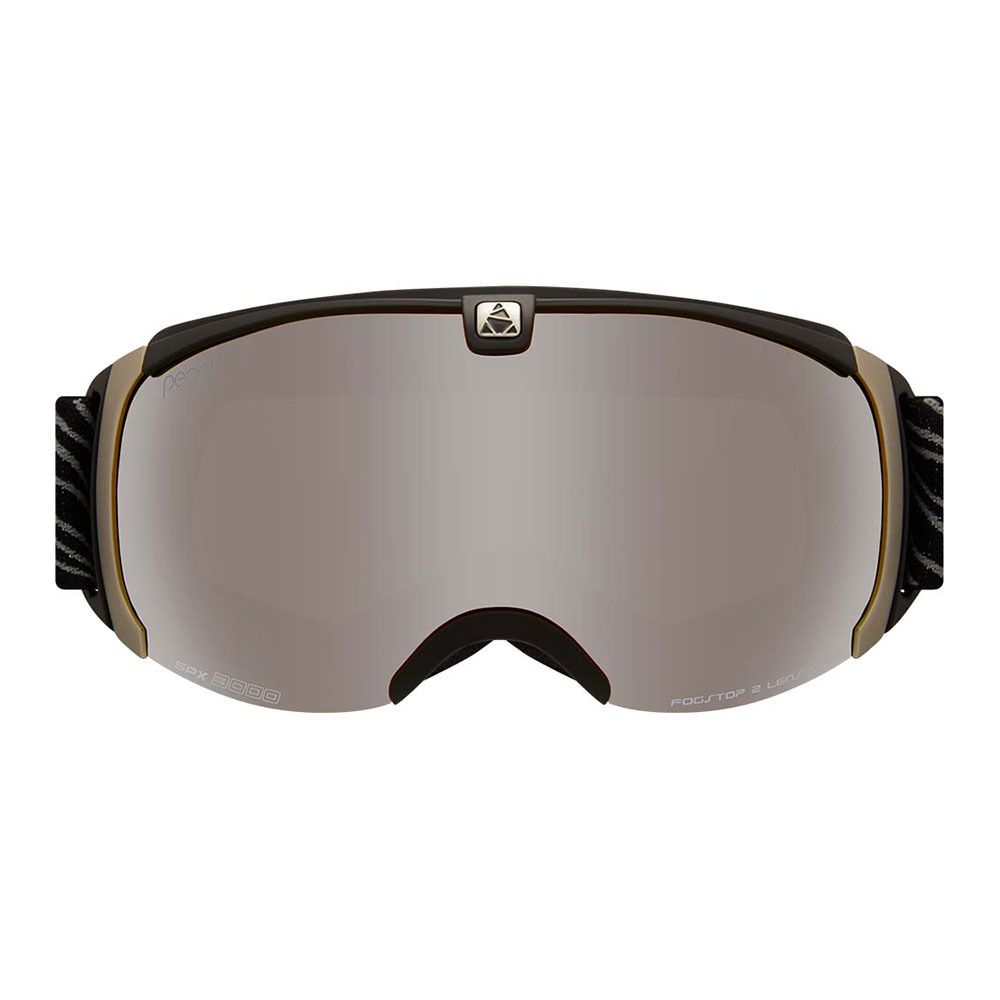 Cairn PEARL - Masque ski Femme mat black silver/silver