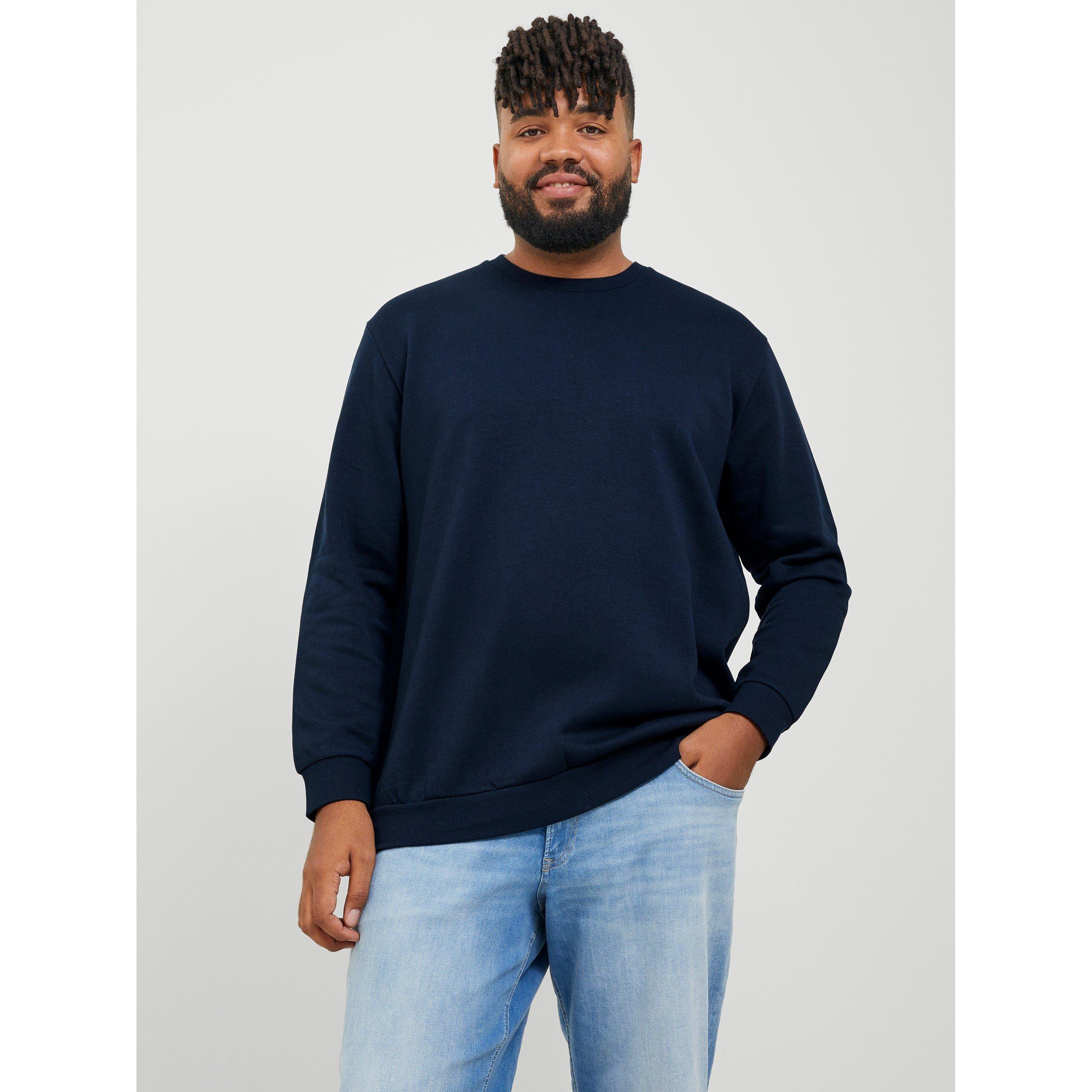 Jack and Jones Jack Bradley Crew Sweater Mens Plus Size
