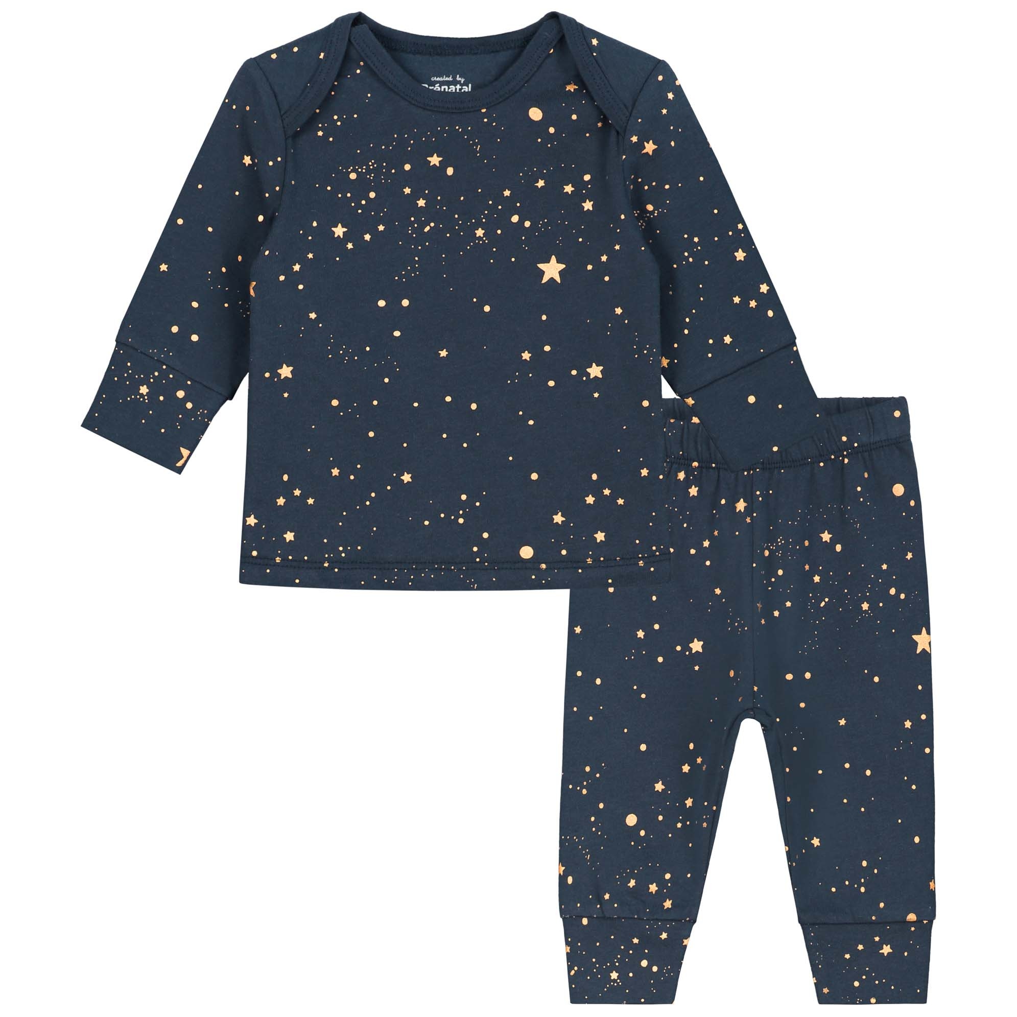 Prénatal baby pyjama sterrenprint blauw