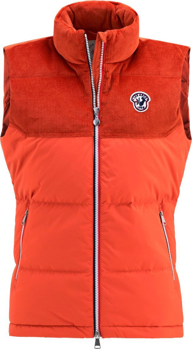 Adele Cord Vest Dame Red