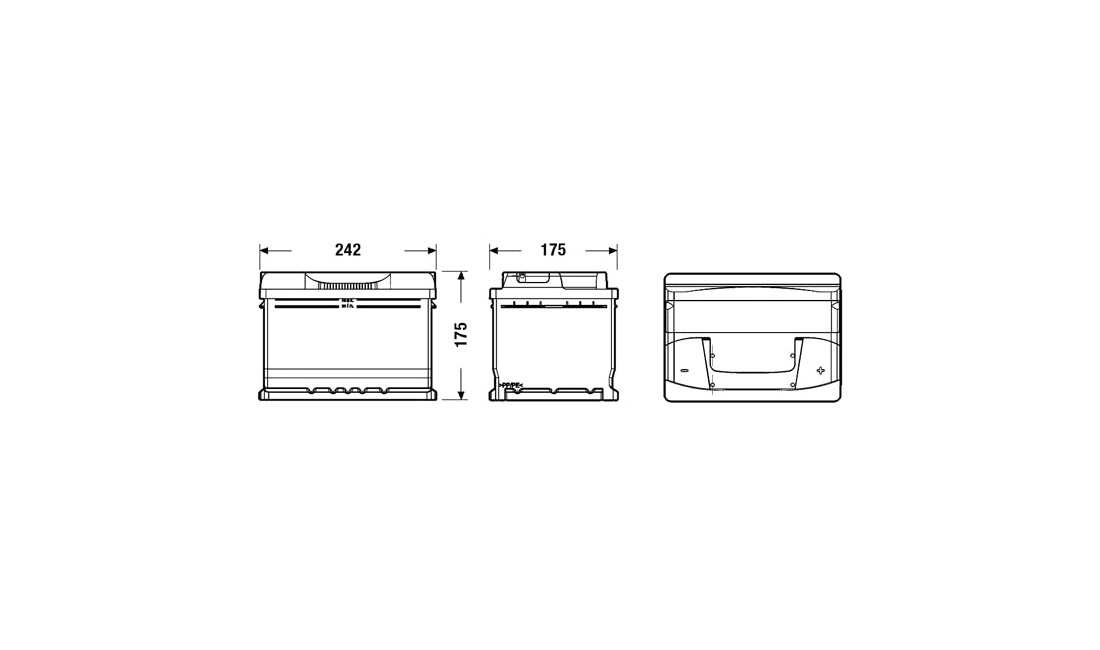 Batteri 12V 60Ah