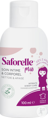 Saforelle Miss Soin Intime Et Corporel Flacon Pompe Sans Étui 100ml