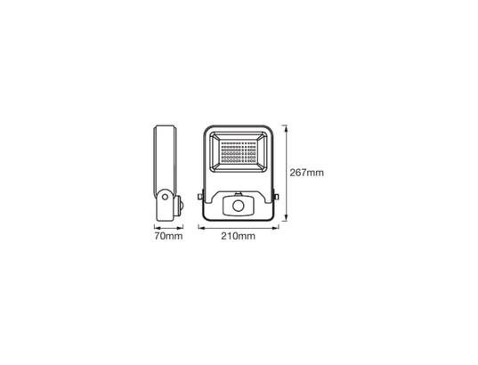 LEDVANCE - Projecteur extérieur Projecteur endura flood 50w 4500lm 3000k blanc