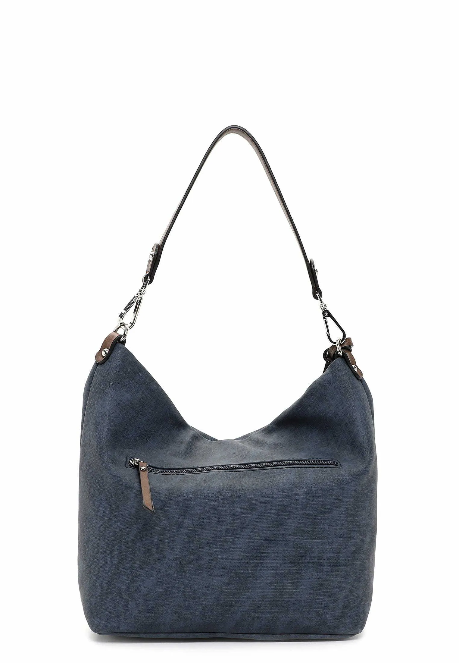 EMILY & NOAH Umhängetasche Blau Lederimitat  mit Bag in Bag