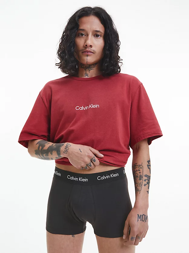 Pacote com 3 Cuecas Boxer de Cintura Baixa - Algodão Elástico