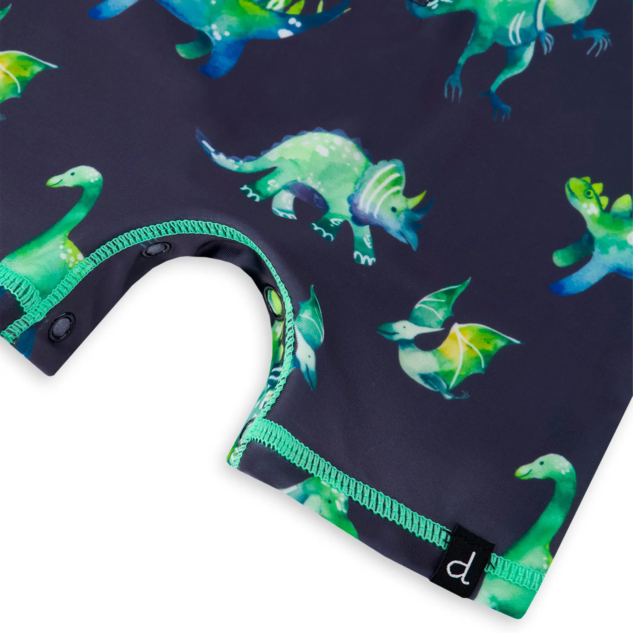 Deux par Deux Maillot UV Une Pièce Dinos 2-6ans