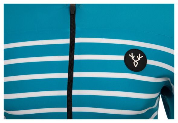 Maillot Manches Courtes LeBram Ventoux Bleu Saphir Coupe Ajustée