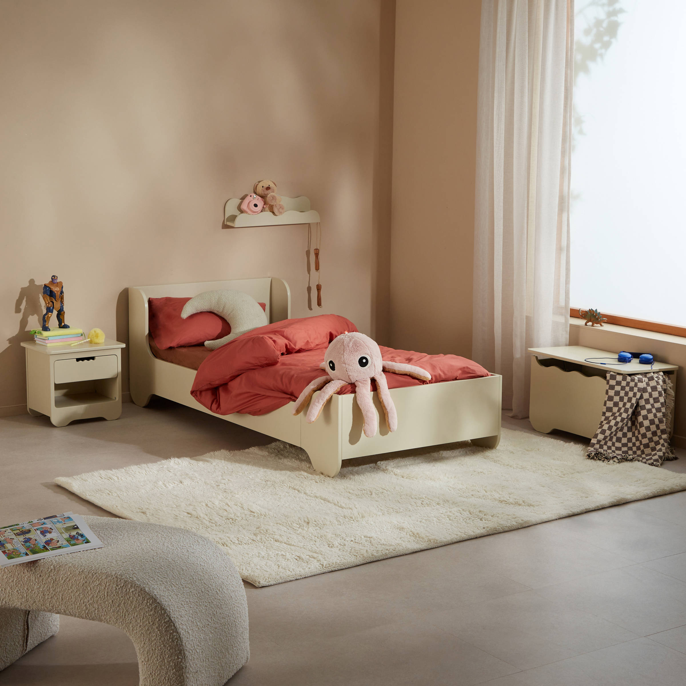 NOUS Kids bed Wave (90x200 cm)