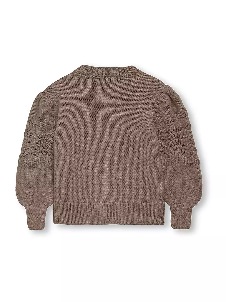 ONLY Mädchen Strickjacke KMGKAREN braun