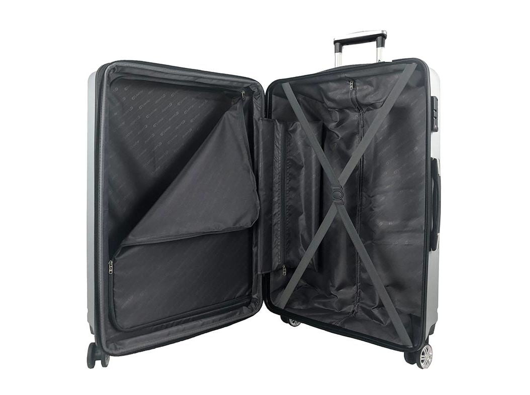 MALA DE VIAGEM GRANDE RÍGIDA AIRPORT CINZENTO 8 RODAS 75CM
