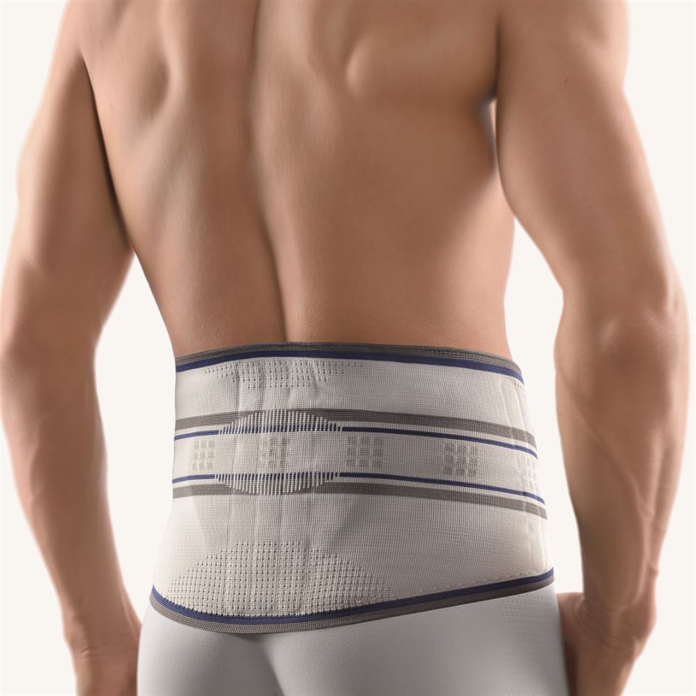 BORT Rückenbandage mit Pelotte Gr5 silbergrau 1 Stk