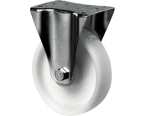 BS wielen, bokwiel L410.B10.200, kunststof, Ø 200 mm, tot 300 kg, met plaat 135x110 mm
