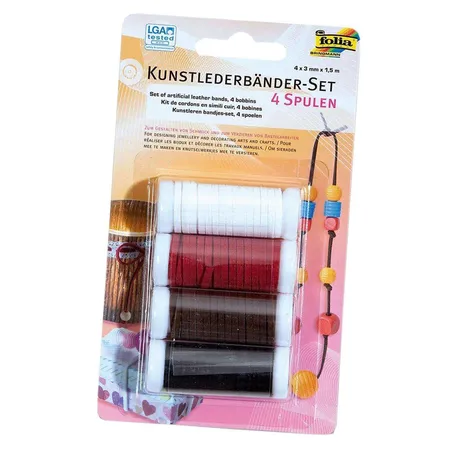 Folia Kunstlederbänderset, 4-teilig