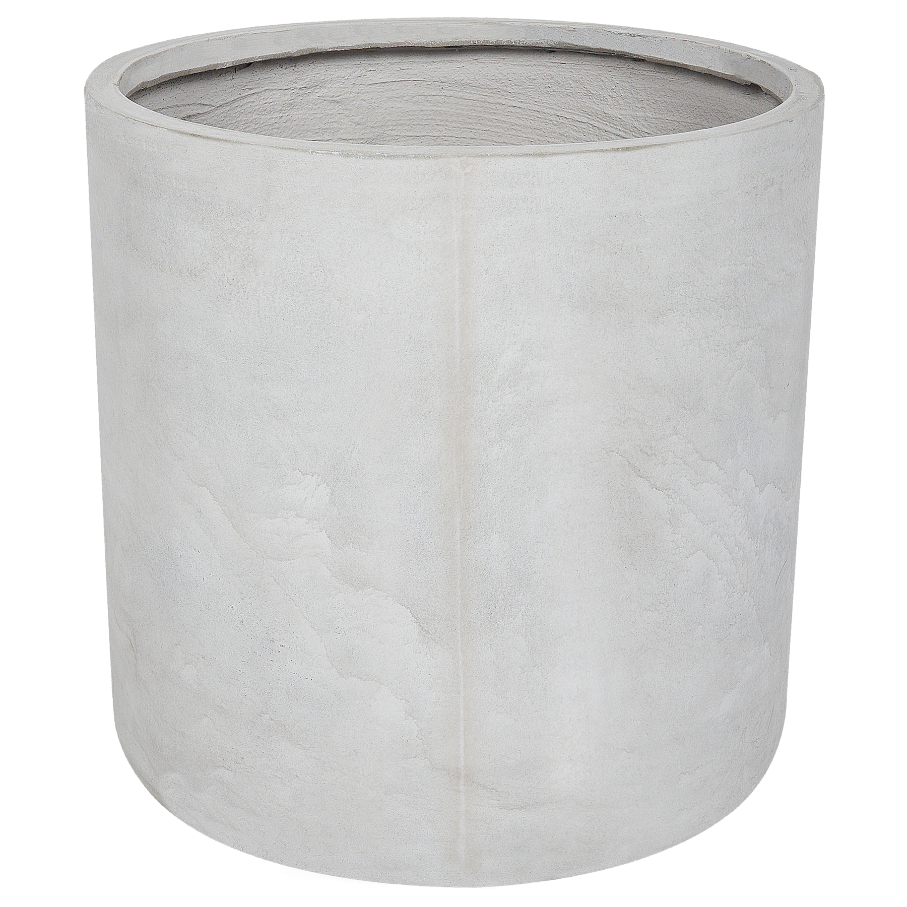 Beliani - MESSENE - Bloempot - Lichtgrijs - 51 cm - Klei-vezelmengsel