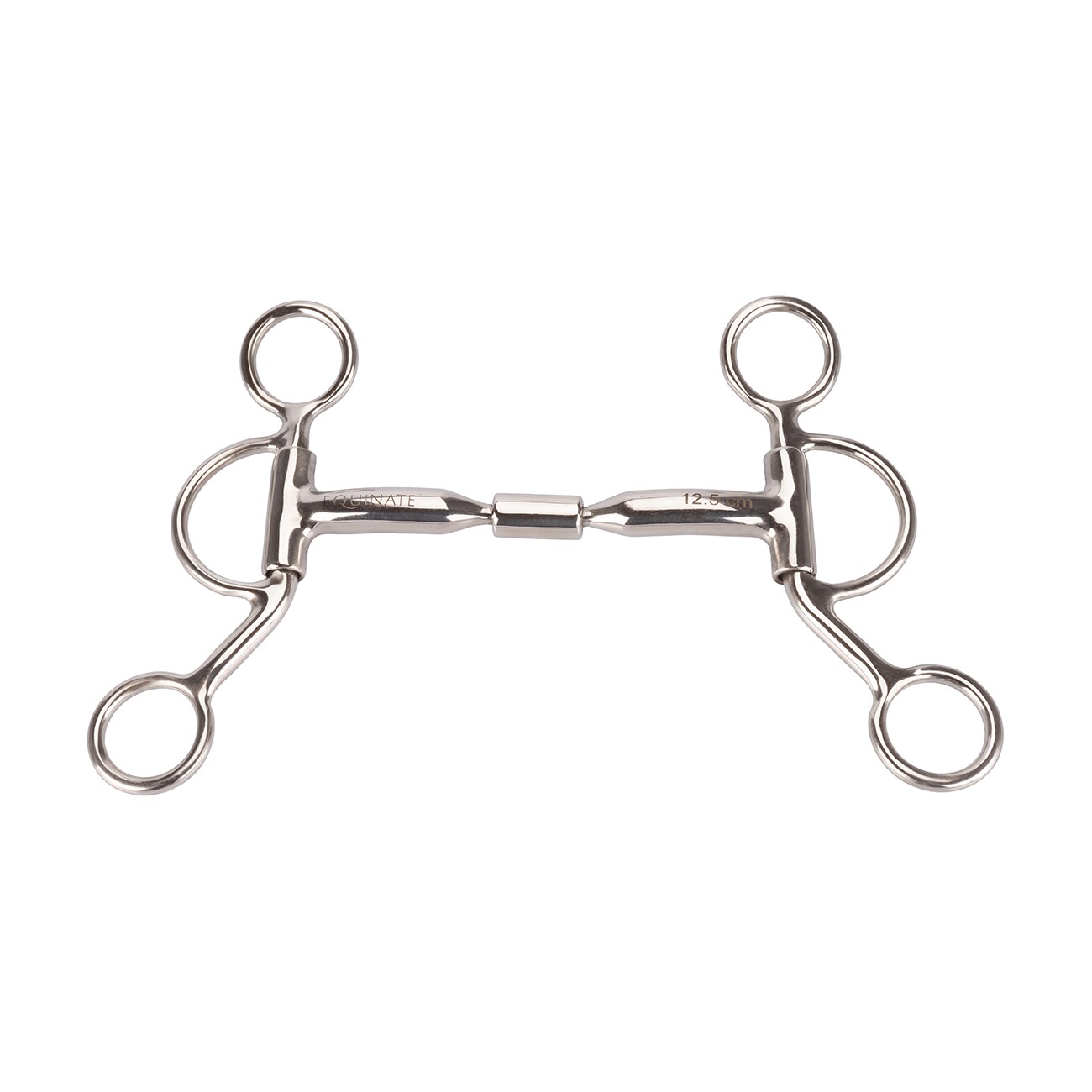Equinate Westerngebiss Billy Allen Bit mit Shanks Edelstahl 12,5 cm