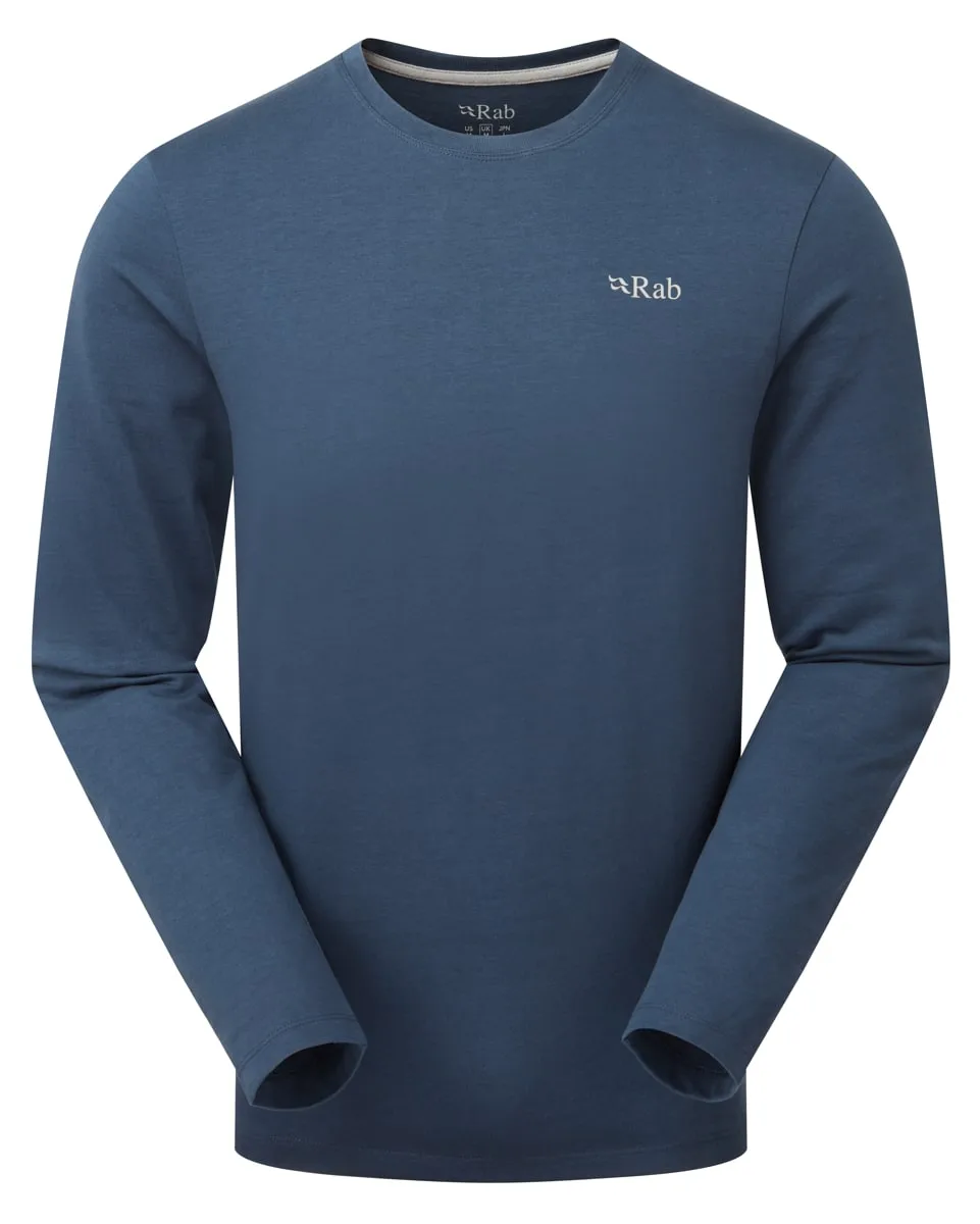 Rab Basecamp 3 Peaks Ls Tee Tempest Blue