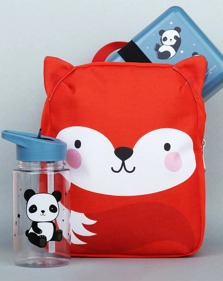 Kinderrucksack LITTLE BACKPACK – FOX (21x27x10) in orange