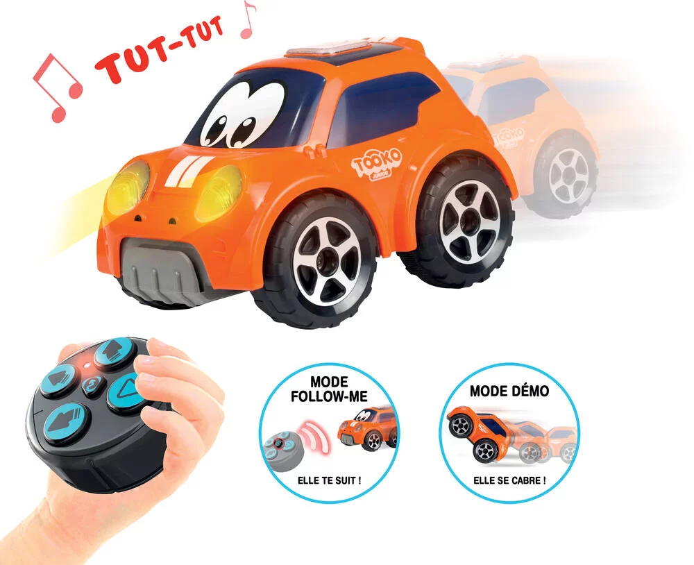 TOOKO - VOITURE TELECOMMANDEE AVEC FONCTION SUIS-MOI