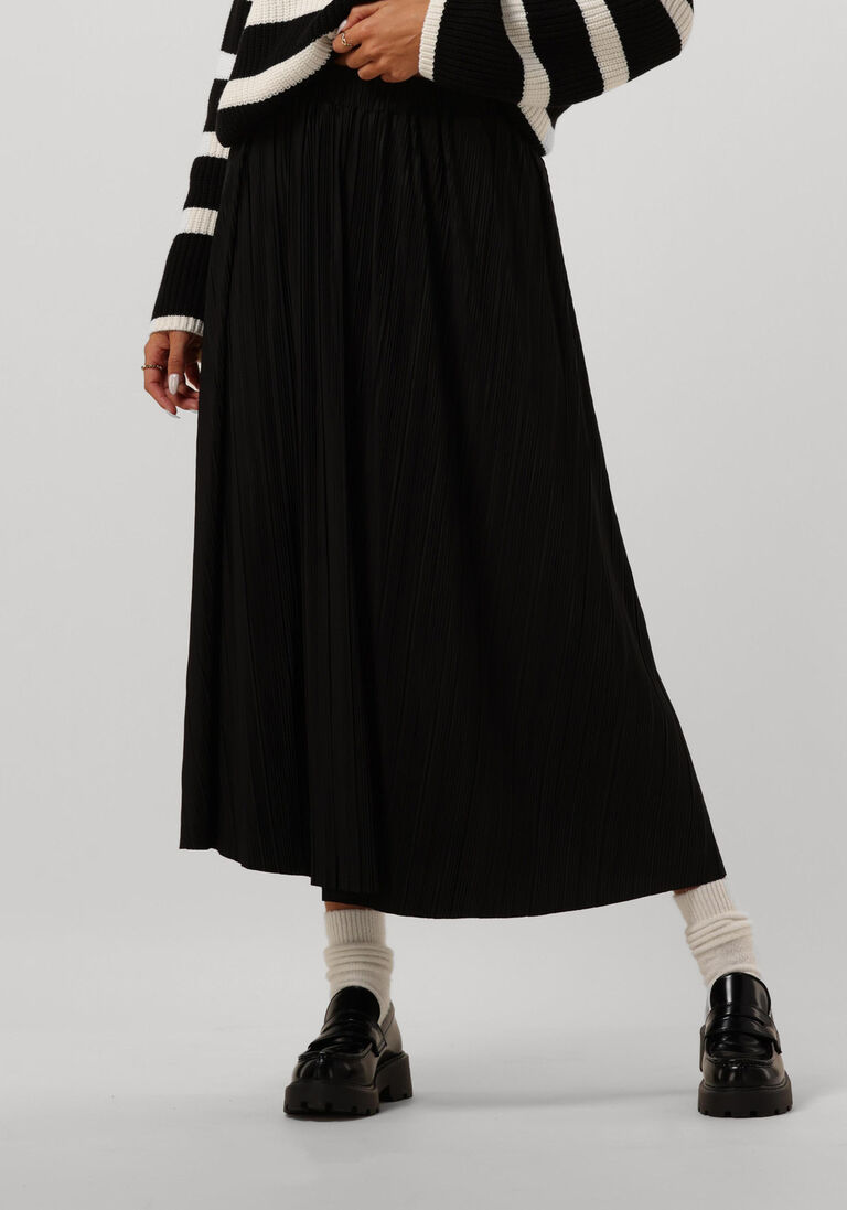 SELECTED FEMME zwarte selected femme pliss&eacute; rok slfsimsa midi plisse skirt