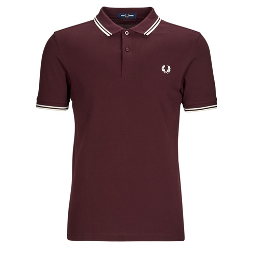 Fred Perry - TWIN TIPPED FRED PERRY SHIRT - Bordeaux