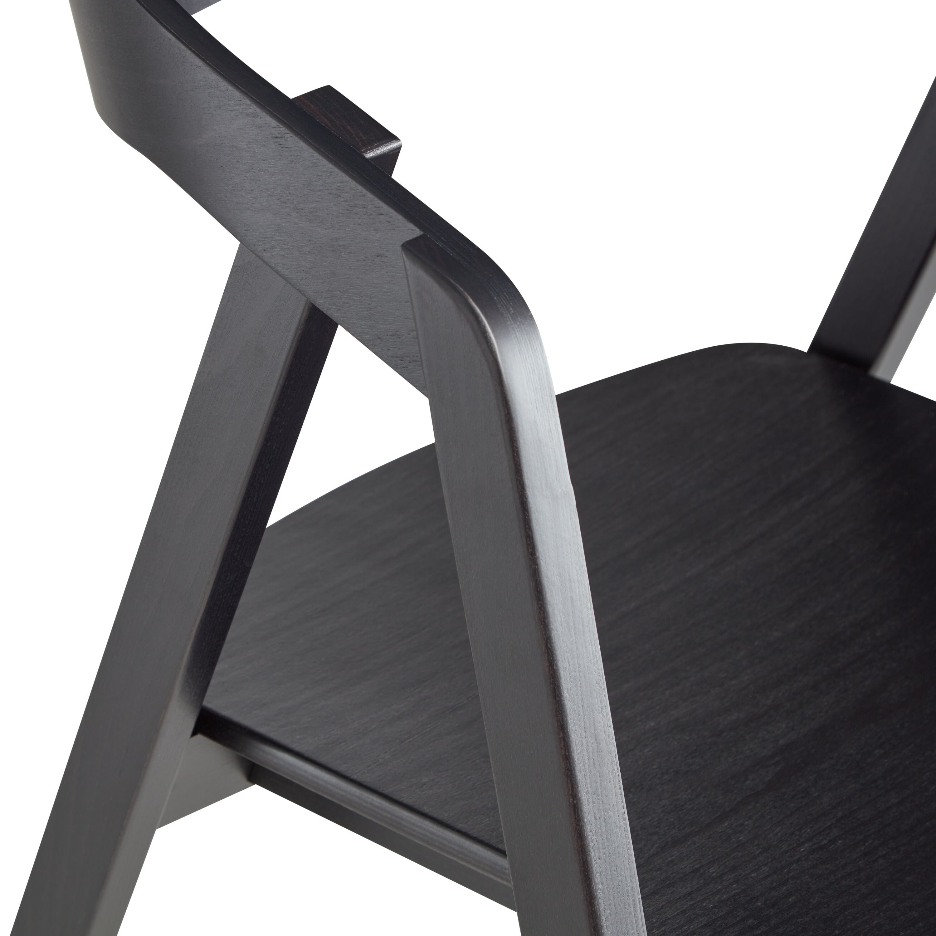 LIOR Stuhl - Schwarz / B: 53.0 cm x T: 52.0 cm x H: 79.0 cm