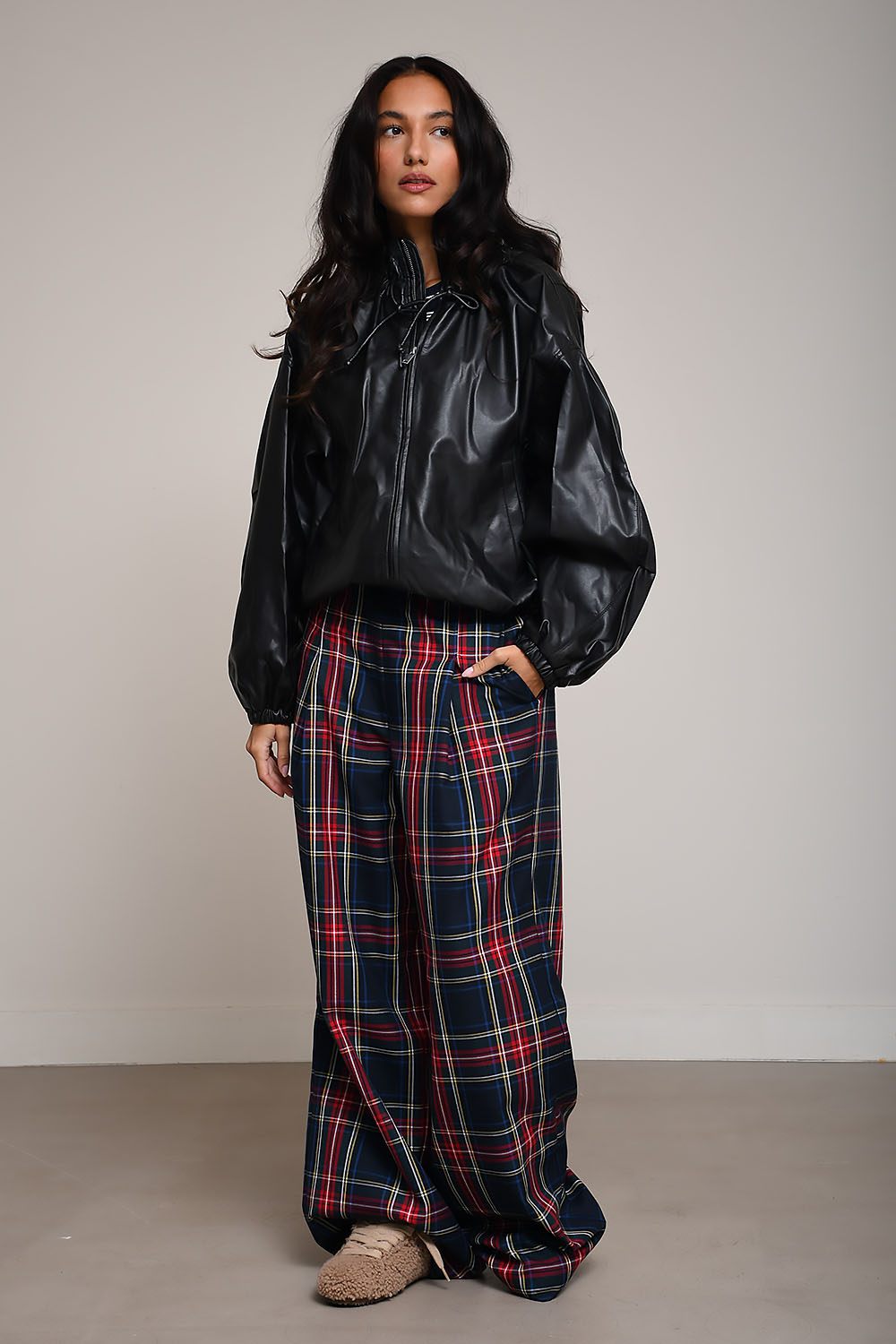 Neela faux leather jacket