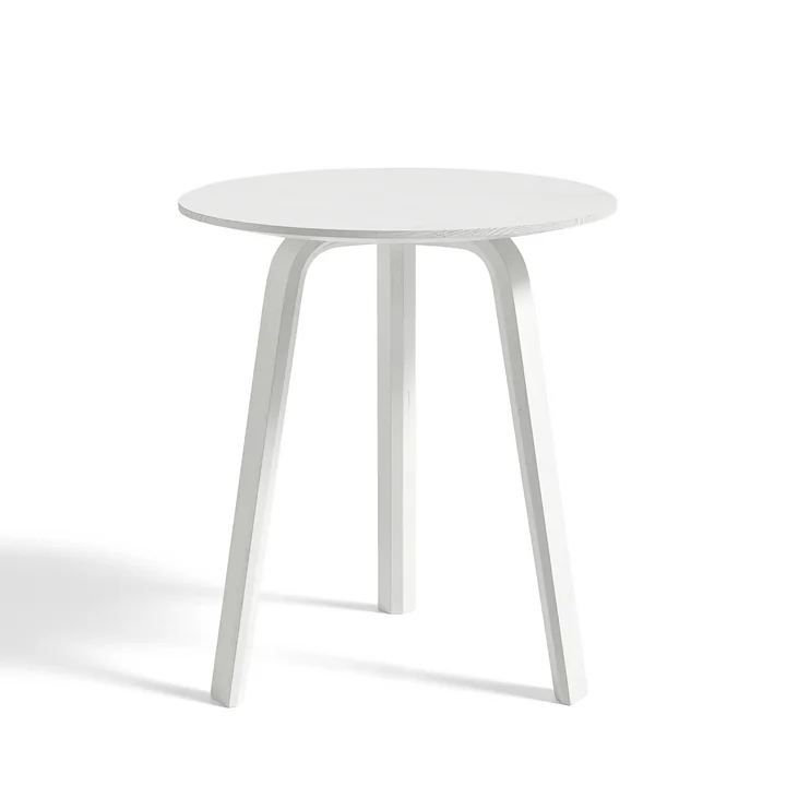 HAY - Bella Beistelltisch Ø 45 cm / H 49 cm, Eiche weiss gebeizt