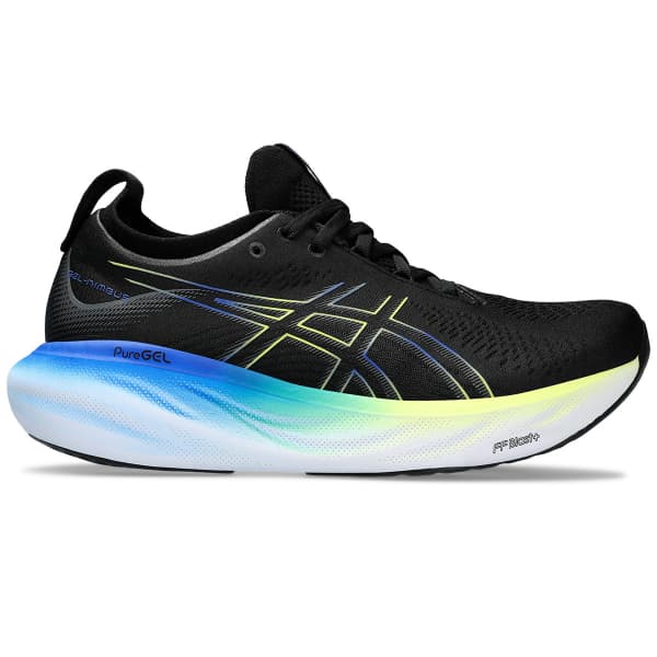 Chaussure running ASICS GEL-NIMBUS 25 BLACK/GLOW YELLOW