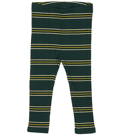 VACVAC Leggings - Rib - Carly - Golden Forest Streifen