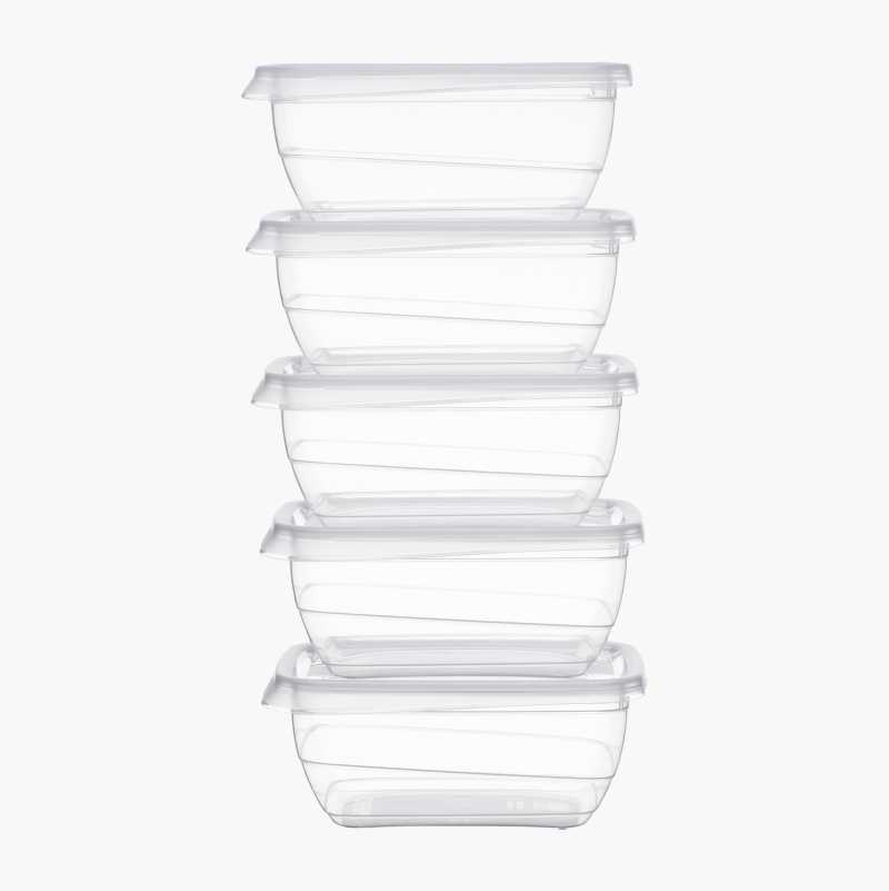 Matboks, 750 ml, 5-pakning
