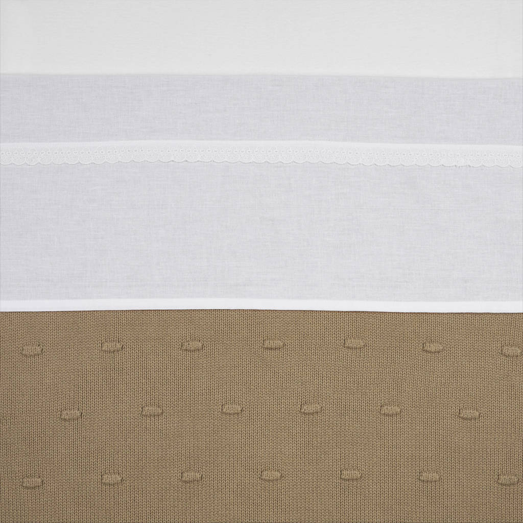 baby wieglaken Lace 75x100 White
