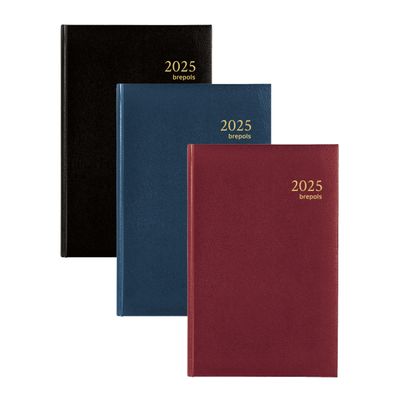 Agenda long Lima Saturnus - 1 jour par page - 13,5 x 21 cm - disponible dans différentes couleurs - Brepols