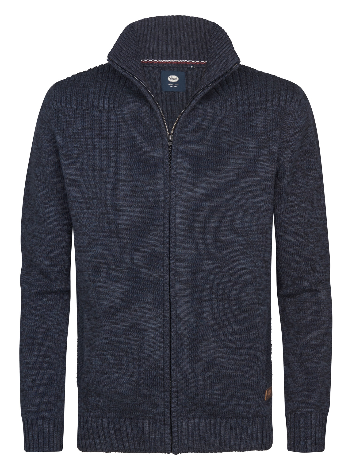 Petrol Industries Strickjacke mit Stehkragen