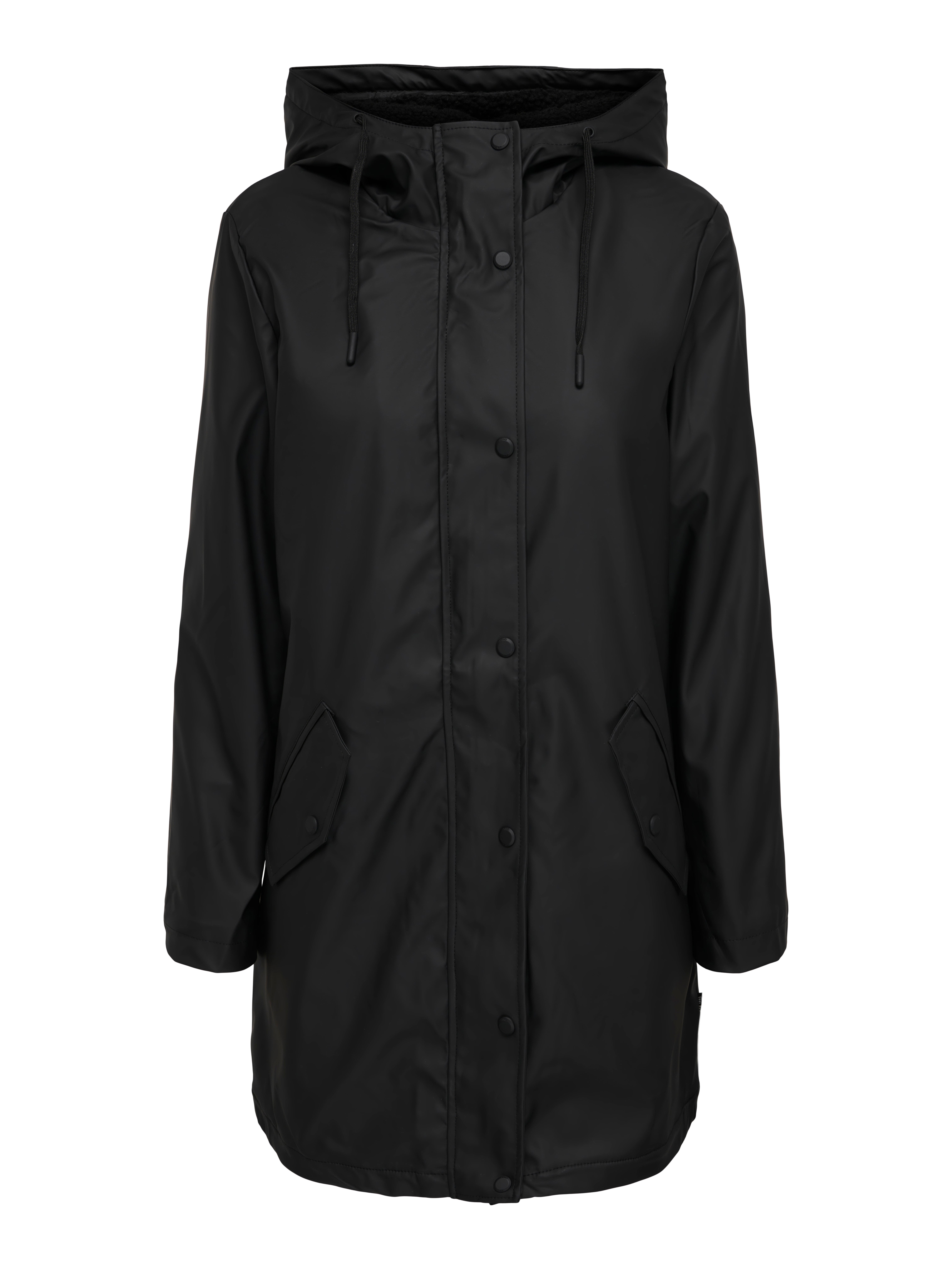 ONLSALLY Regenmantel Black
