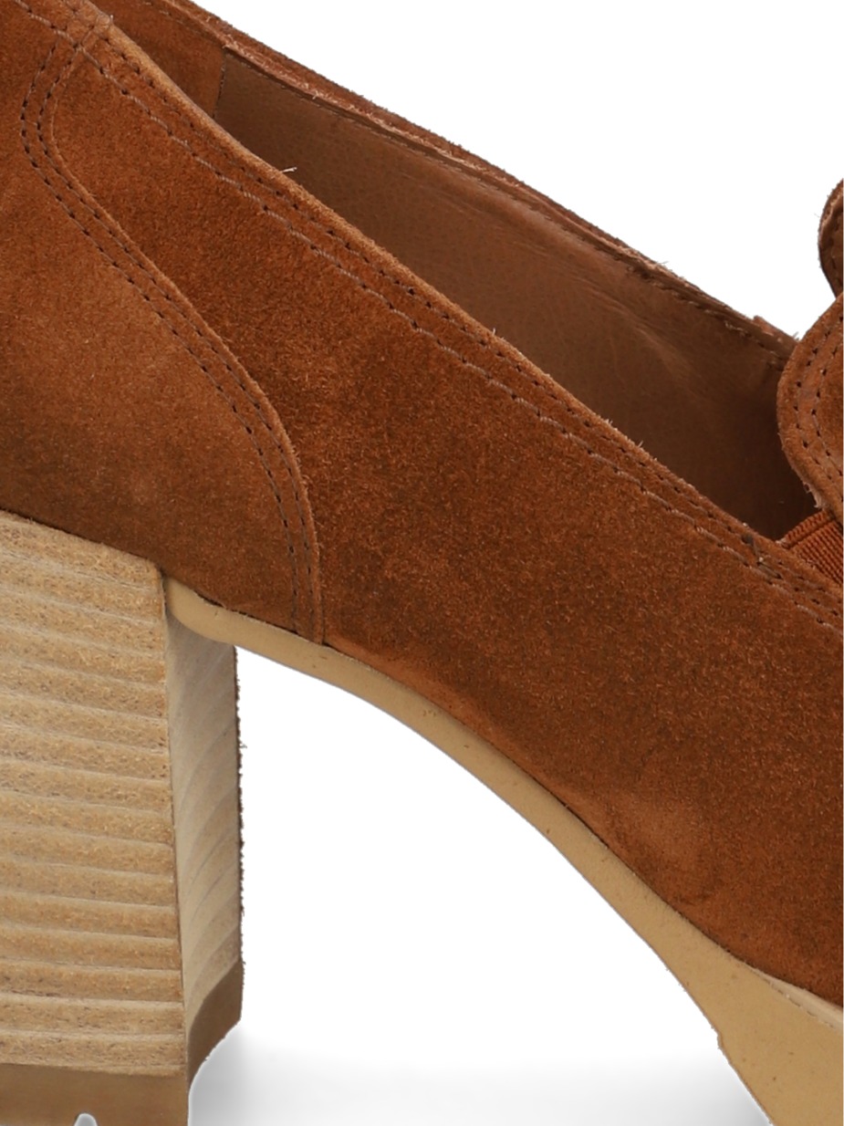 Veloursleder Pumps